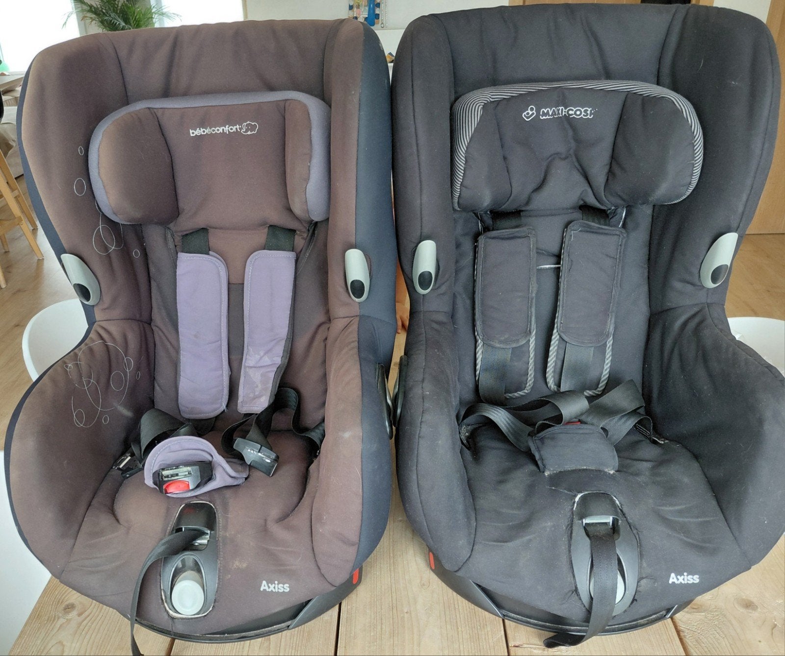 Autostoelen draaibaar, Ophalen