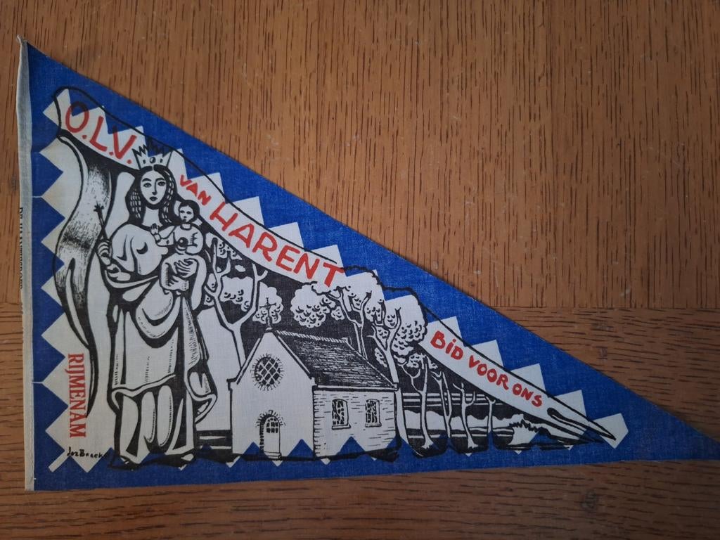 Oude wimpel O.L.V van Harent Rijmenam, Enlèvement ou Envoi