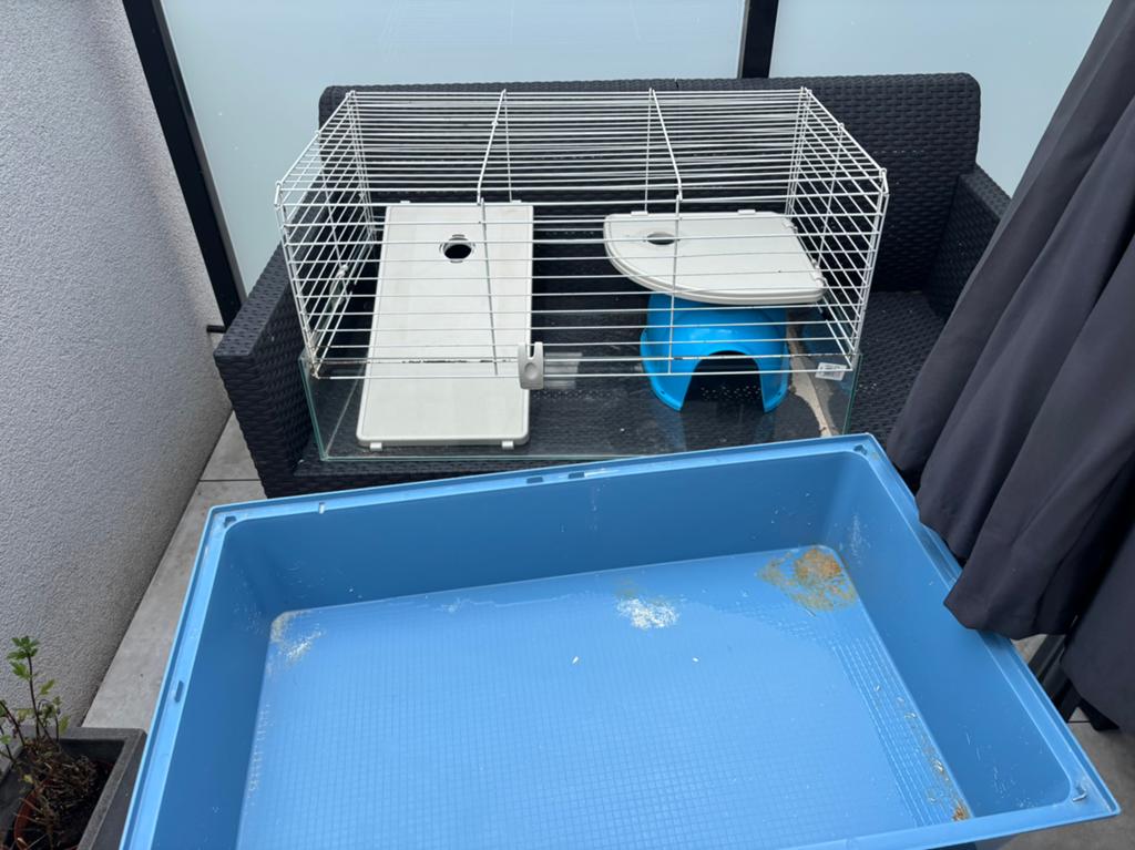 Cavia verblijf / kooi set, Dieren en Toebehoren, Ophalen, Zo goed als nieuw, Kooi, Cavia