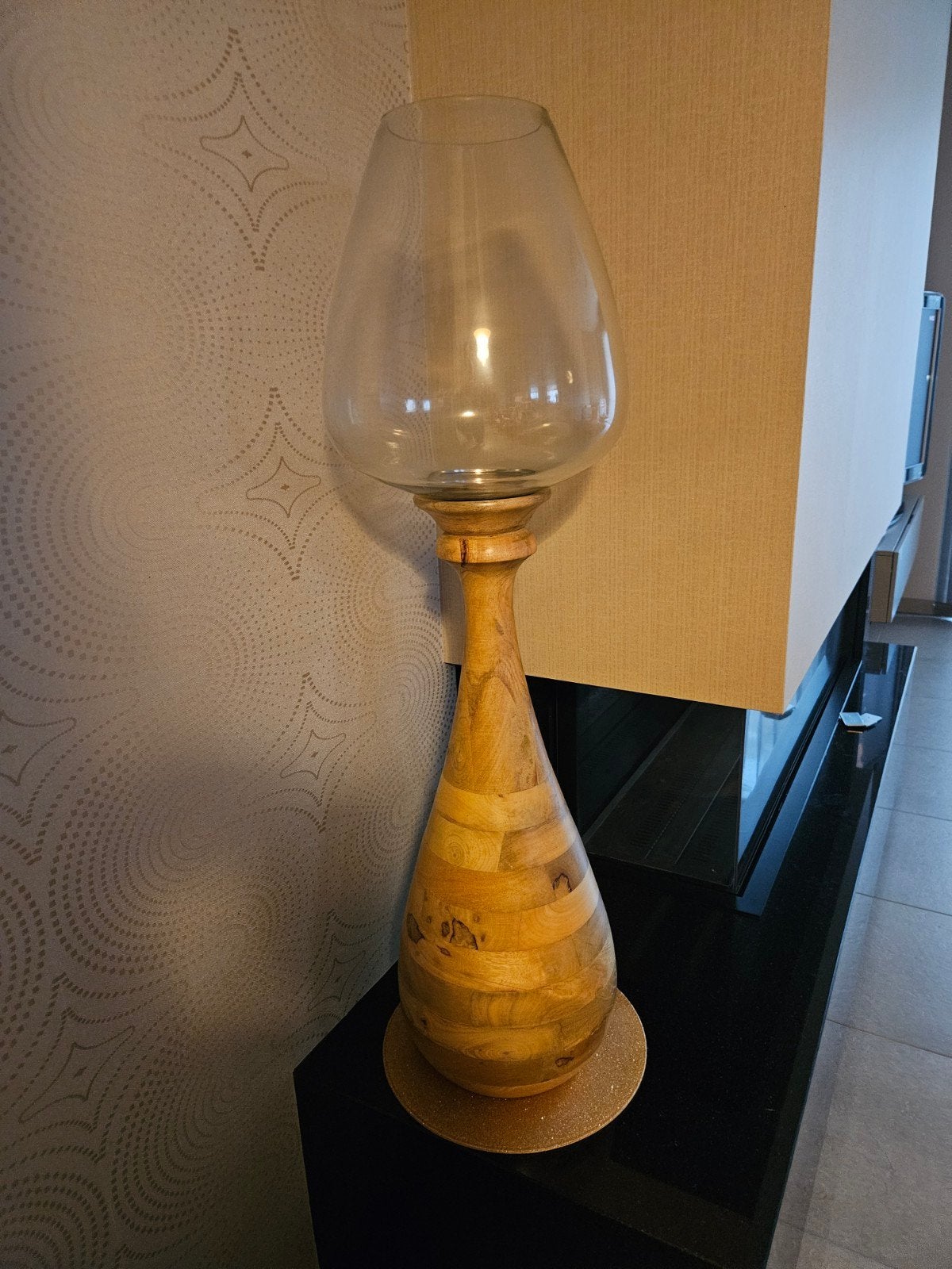 zeer mooie kandelaar., 104 cm, Comme neuf, Brun, Enlèvement