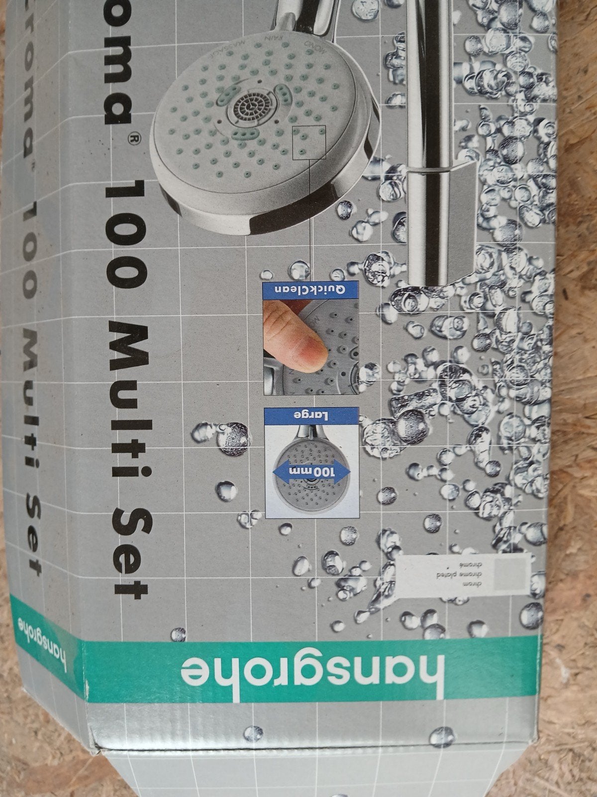 douche set, Ophalen, Nieuw, Chroom, Douche