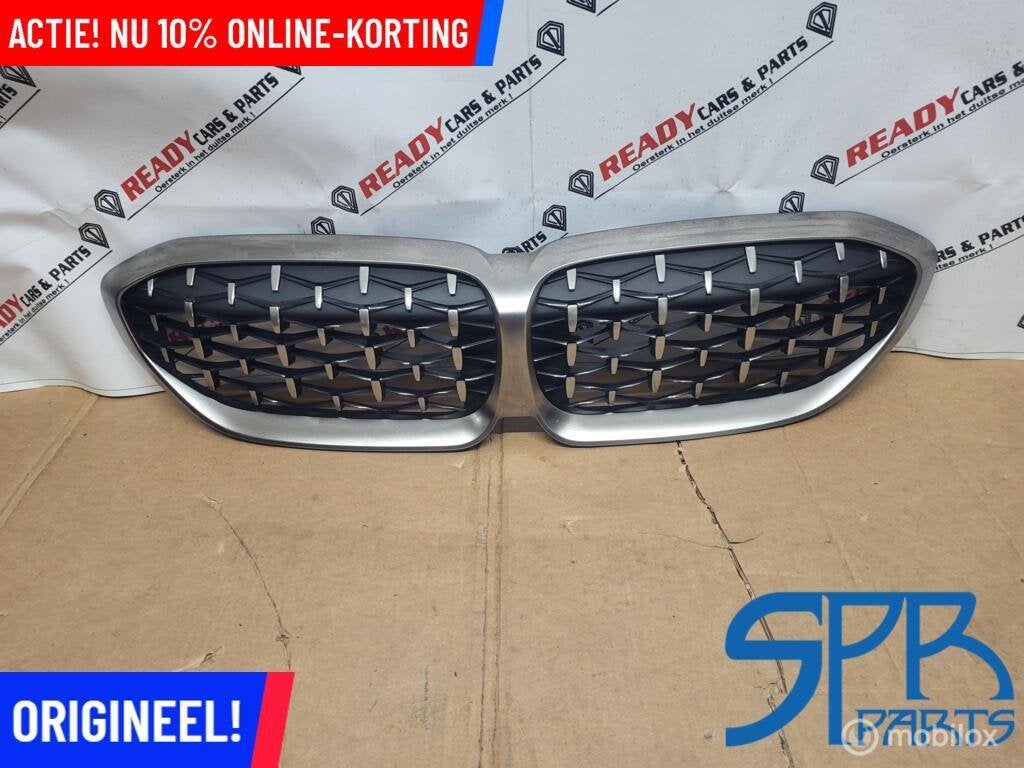 Grille BMW 3-serie G20 G21 M340I GRILL NIEREN CHROOM DIAMOND, Enlèvement ou Envoi, Utilisé, BMW, BMW