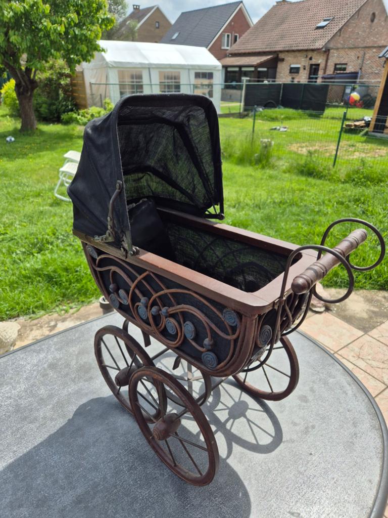 Vintage poppenwagen - decoratie, Ophalen, Decoratie