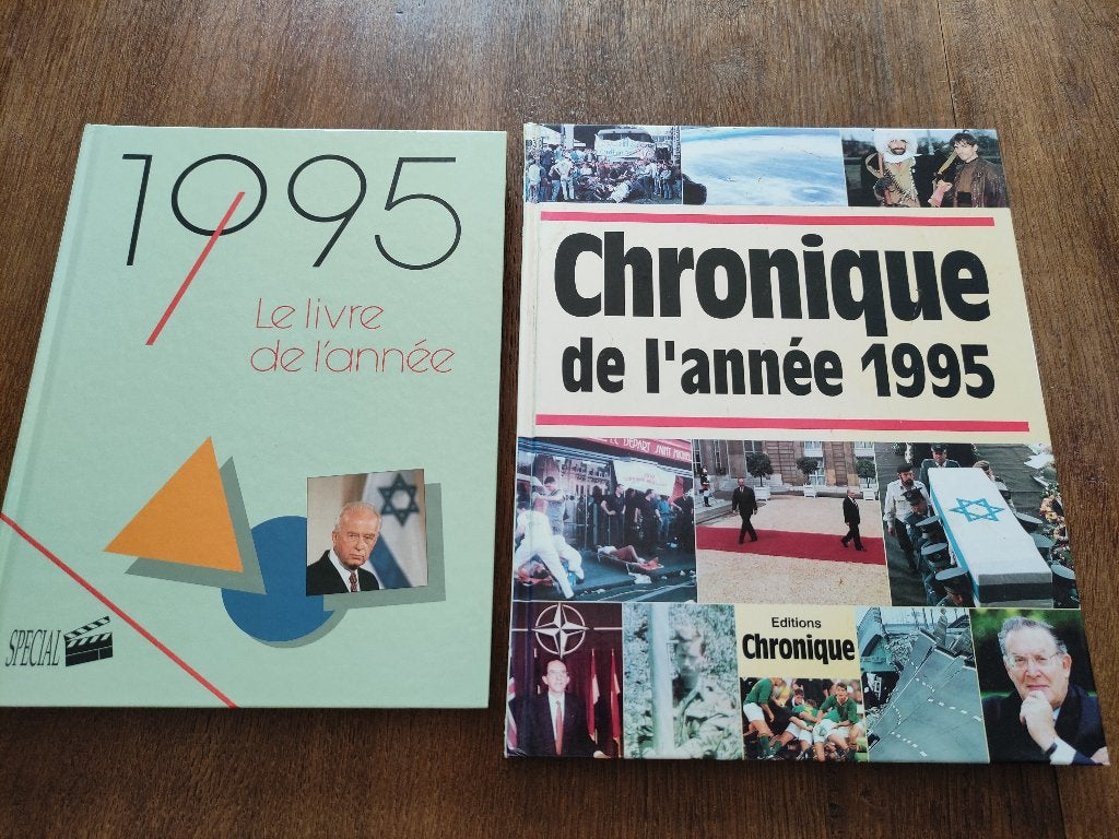 Chronique année 1995 + Le livre de l'année 1995, Livres, Histoire mondiale, Enlèvement ou Envoi