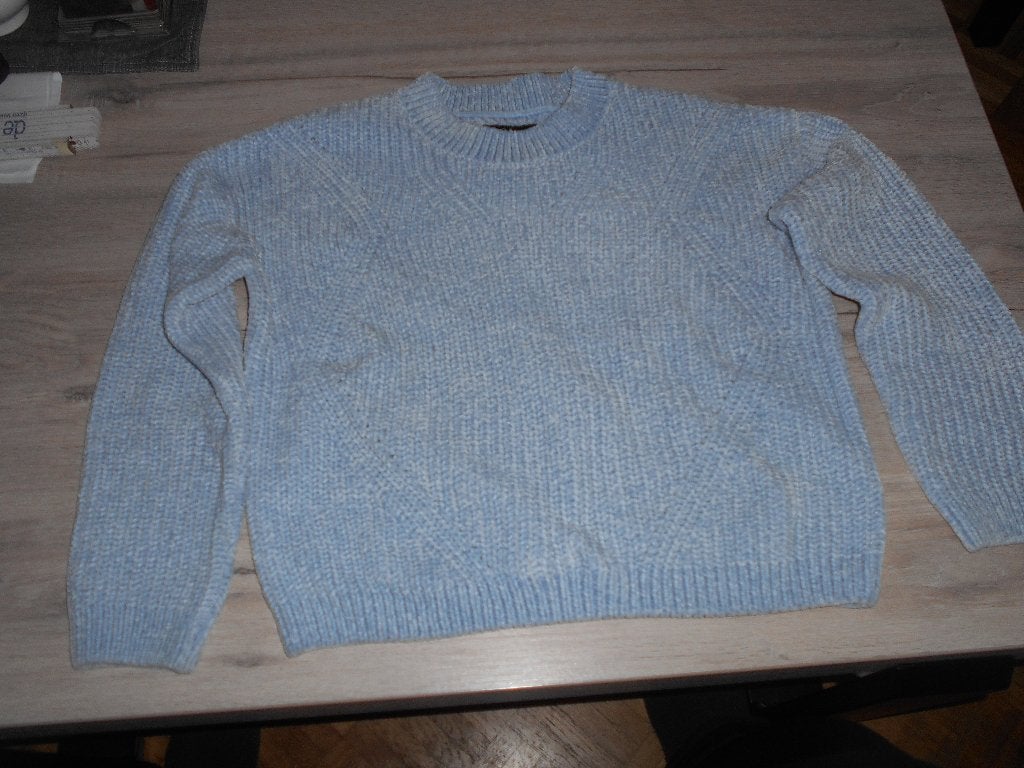 licht blauw warme trui c&a maat 134 - 140, Kinderen en Baby's, C&A, Meisje, Trui of Vest, Ophalen of Verzenden
