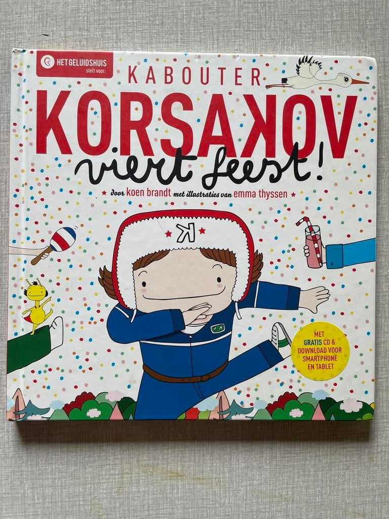 Kabouter korsakov viert feest boek + cd, Boeken, Ophalen, Cd