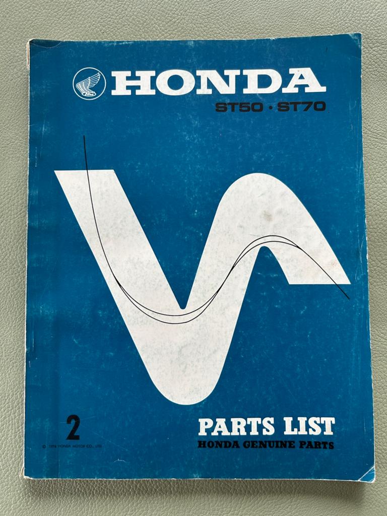 Honda st50 dax parts list, Ophalen of Verzenden, Zo goed als nieuw