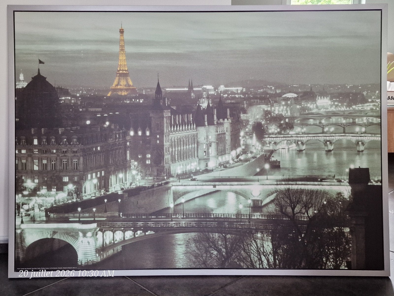 Cadre vue de Paris, Antiek en Kunst, Ophalen