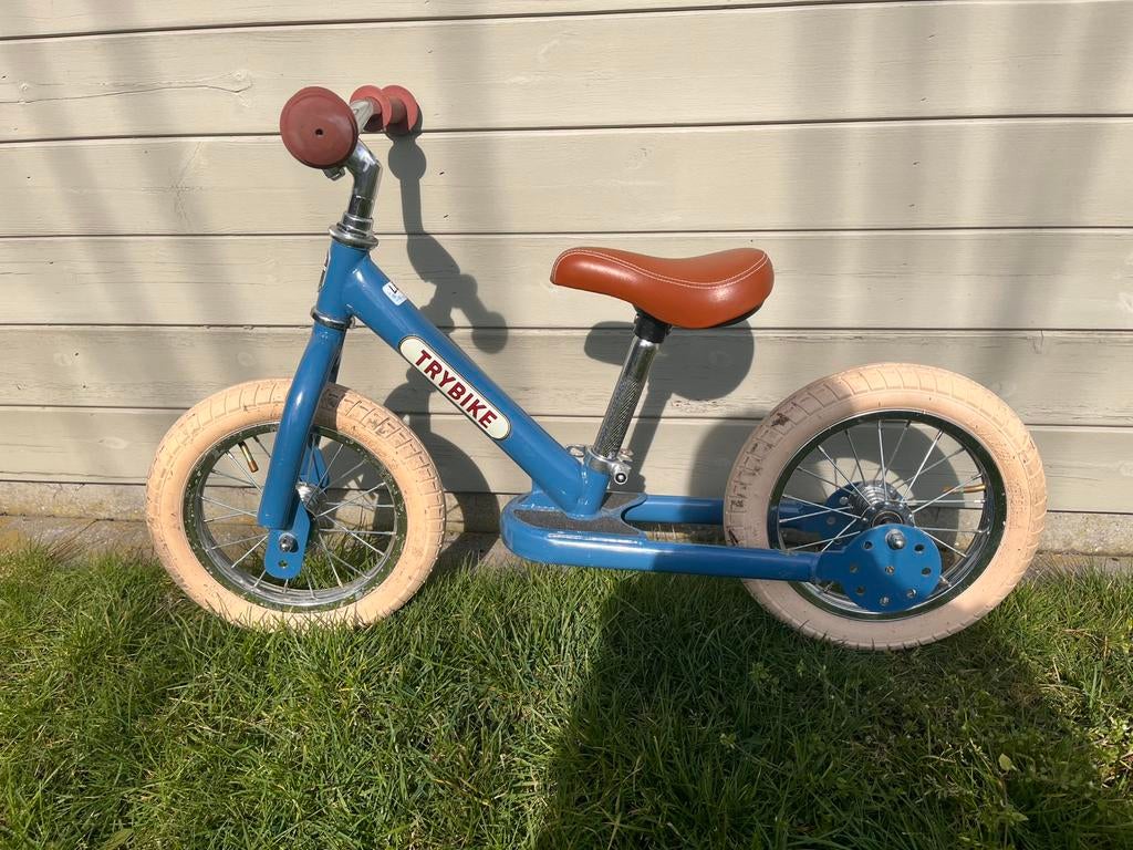 Loopfiets Trybike vintage blue, Ophalen, Zo goed als nieuw