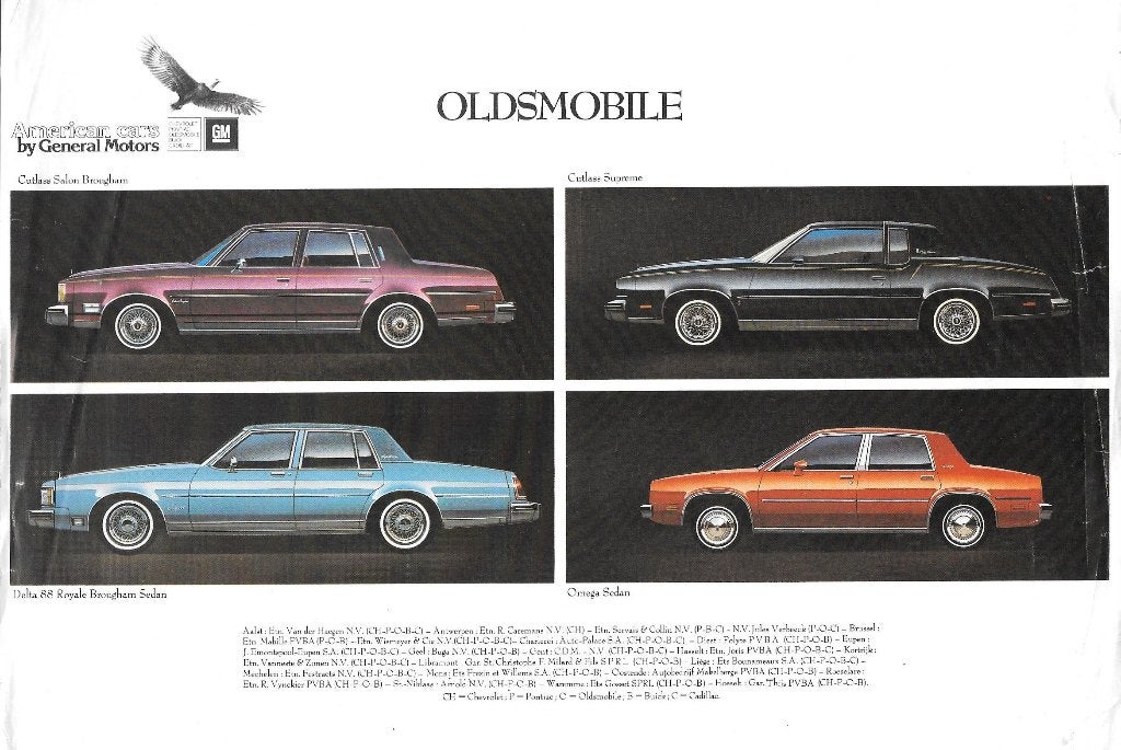 OLDSMOBILE 1980, Livres, Autos | Brochures & Magazines, Enlèvement ou Envoi, Comme neuf