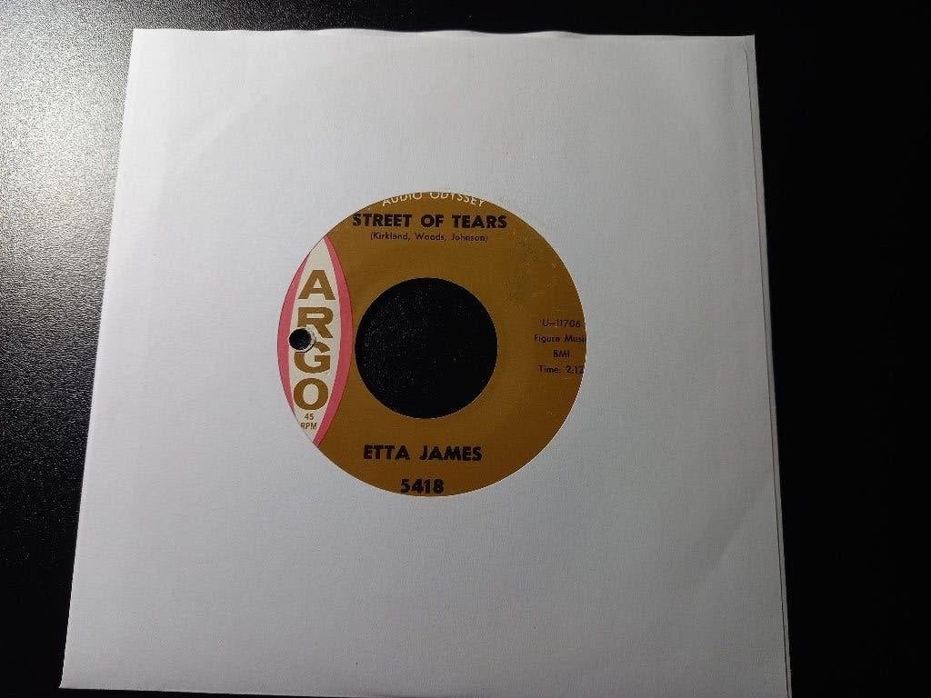 Etta James ‎– Street Of Tears '7 " Popcorn ", 7 inch, Ophalen of Verzenden, Soul, Overige typen