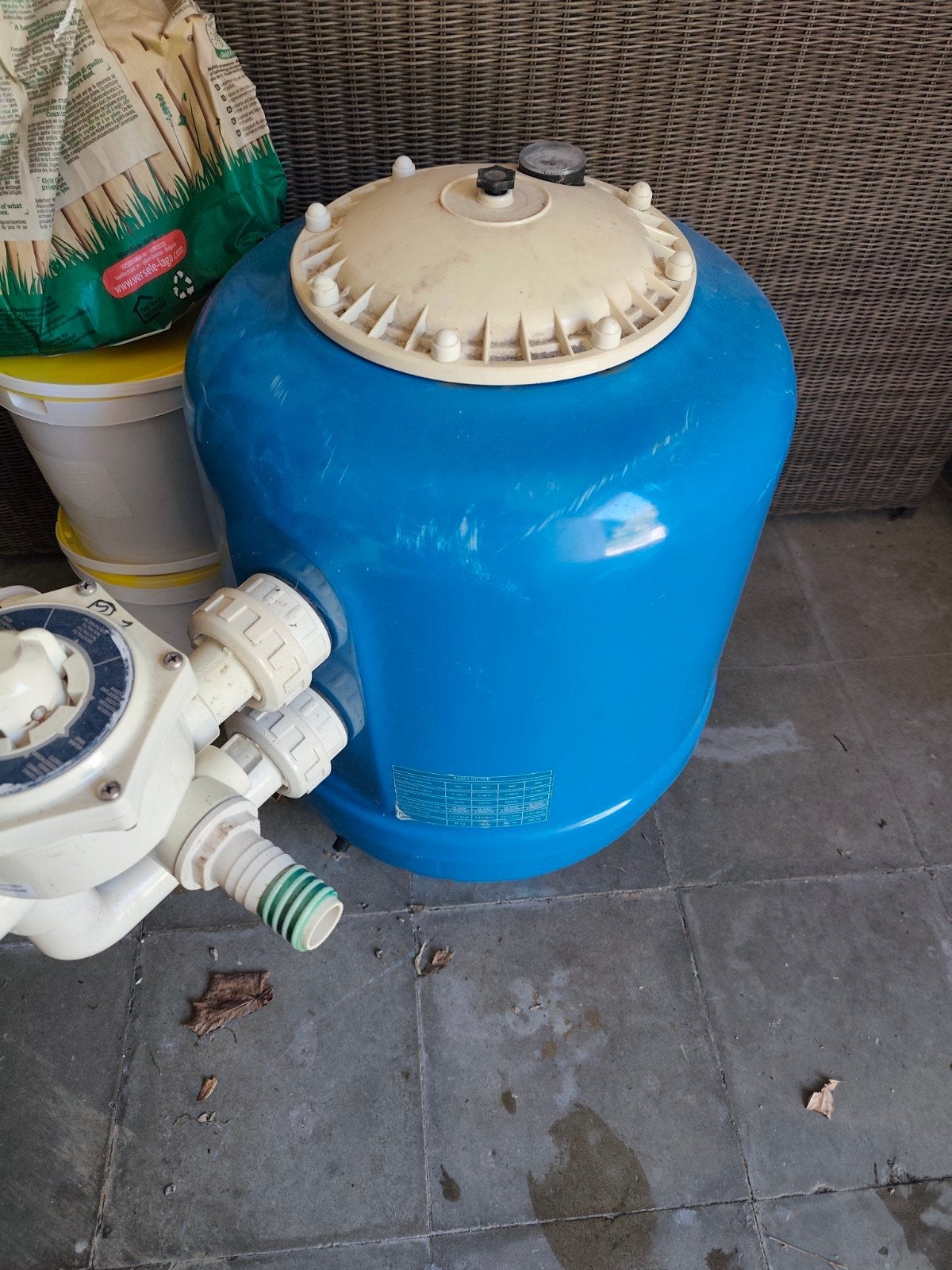 Zandfilter zwembad, Tuin en Terras, Ophalen, Gebruikt, Filter