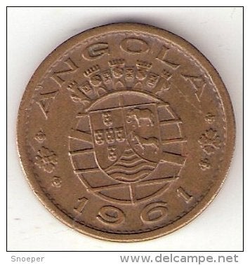 angola 50 centavos 1961 km 75 unc, Timbres & Monnaies, Monnaies | Afrique, Envoi, Autres pays, Monnaie en vrac