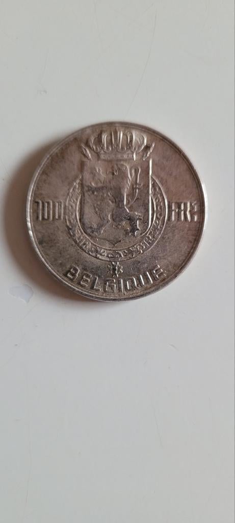 100 francs belge, Ophalen, Zilver