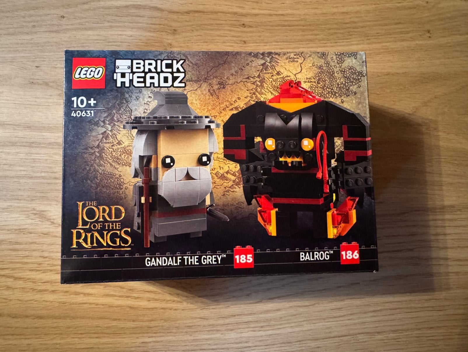 Lego brick headz LOTR gandalf en balrog 40631 NIEUW, BrickHeadz, Lego, Nieuw, Ophalen of Verzenden