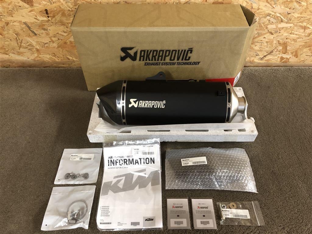 Akrapovic uitlaat KTM 1090 Adventure 1290 Super Adventure, Ophalen of Verzenden, Nieuw