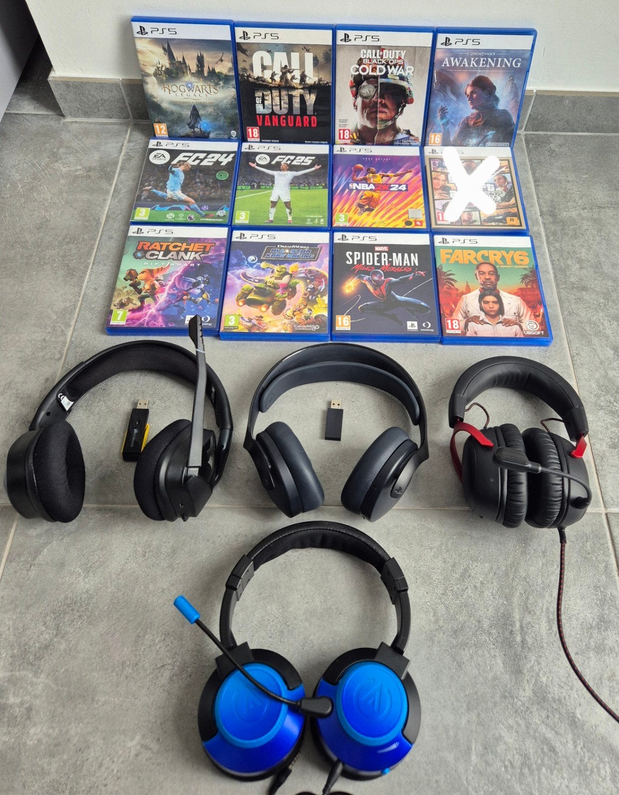 accessoires et jeux ps5, Enlèvement, Comme neuf