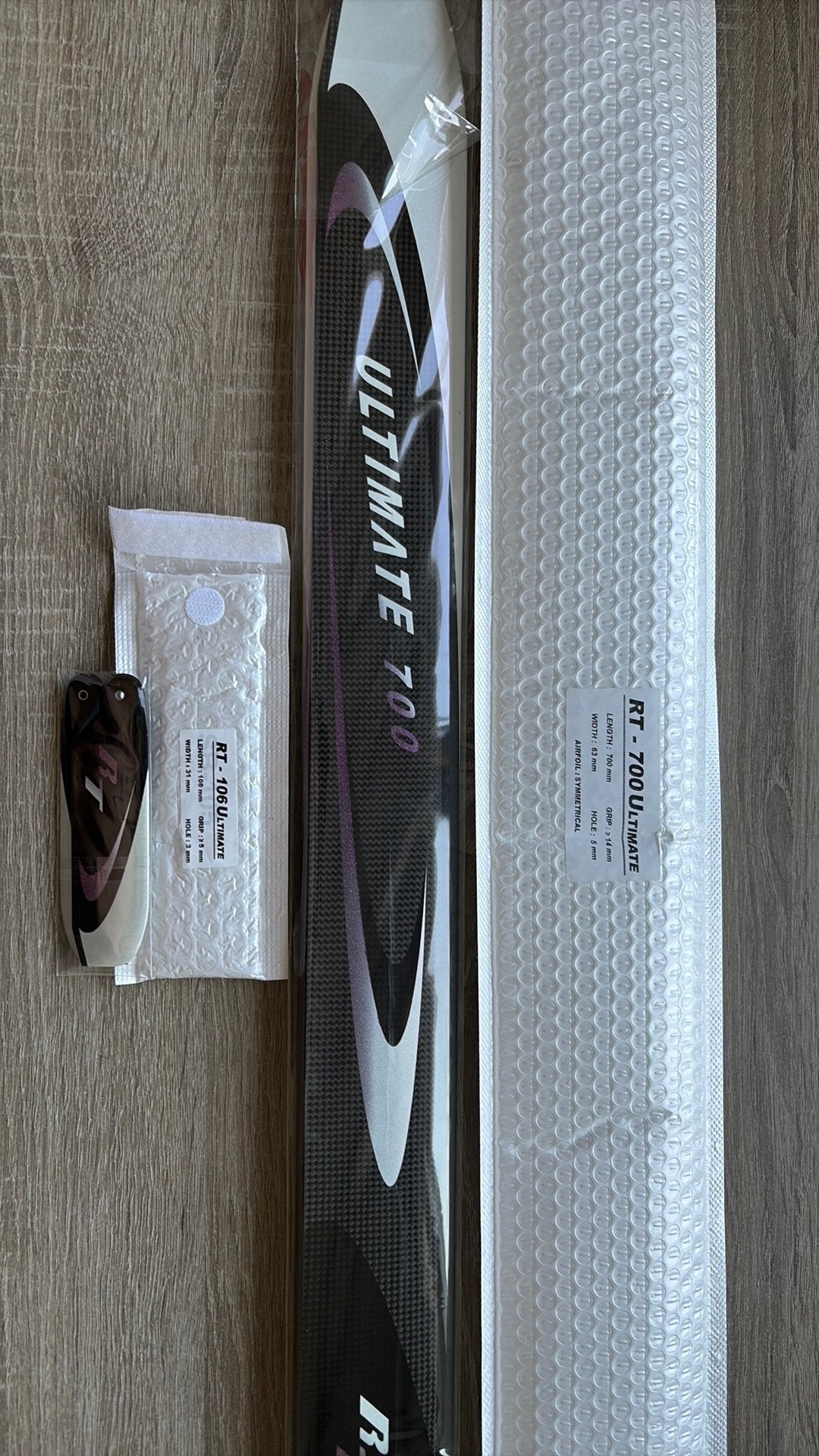 Rotortech 700 mm Ultimate et 106 mm tail, Hobby en Vrije tijd, Modelbouw | Radiografisch | Helikopters en Quadcopters, Ophalen of Verzenden