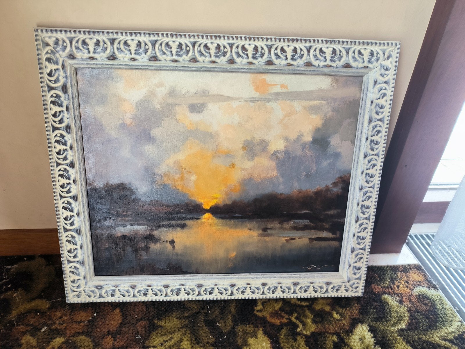 Zonsondergang Jacques van rooten 1970, Antiek en Kunst, Ophalen