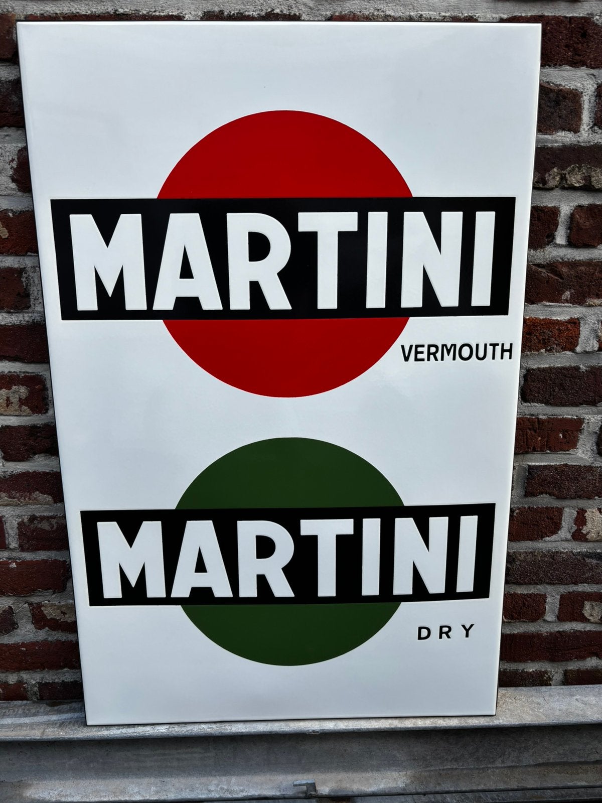 Groot Martini bord, Ophalen, Zo goed als nieuw