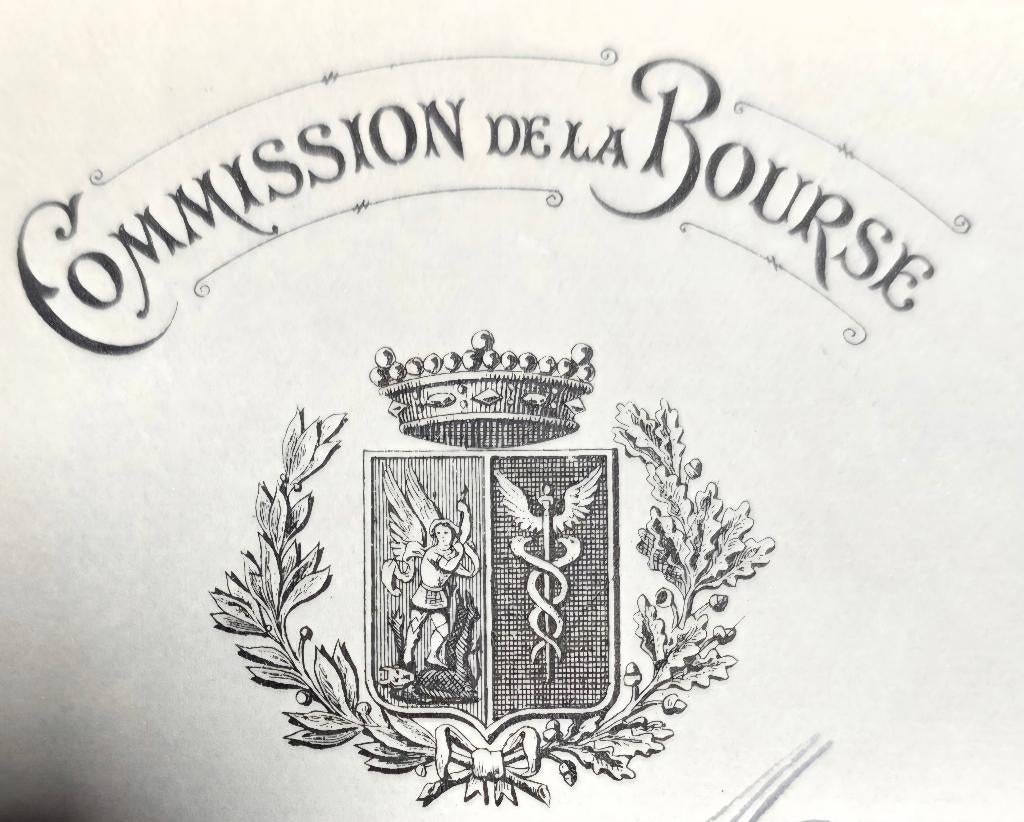 1929+Commission de la Bourse+LAS+Pastur+Bruxelles, Ophalen, 1920 tot 1950, Aandeel
