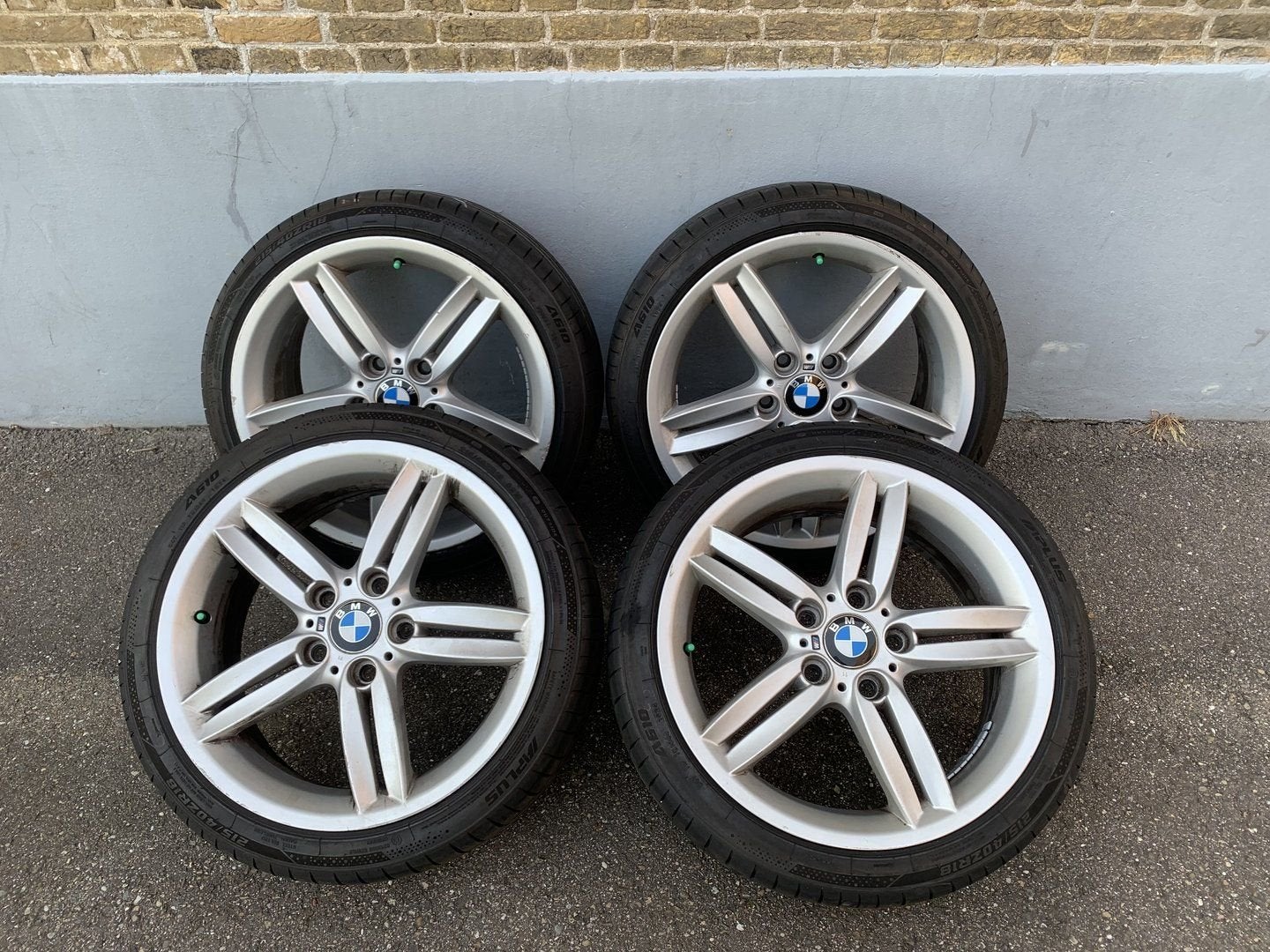 velgen BMW 18 inch breedset met mooie banden 7,5 8,5 J 5x120, Ophalen, 18 inch, -, -