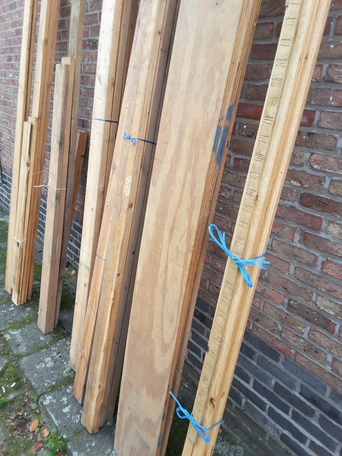 Planken, balkjes, stoflatten, timmerhout, Tuin en Terras, Ophalen, Gebruikt, Planken