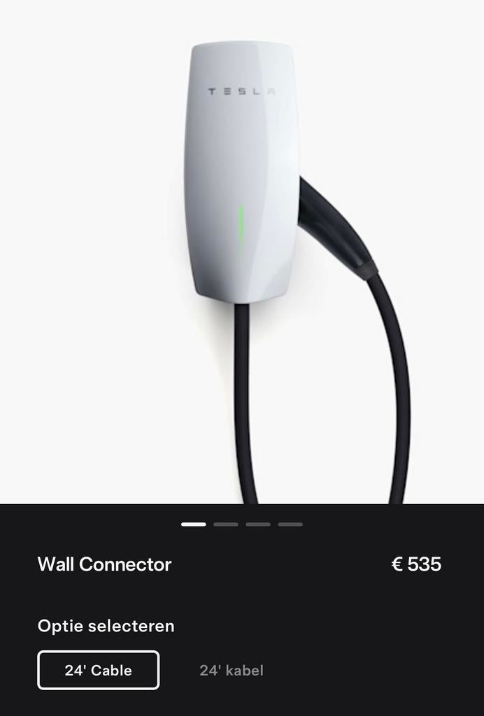 Tesla wall connector, Enlèvement, Neuf, Borne de recharge et Câble de charge
