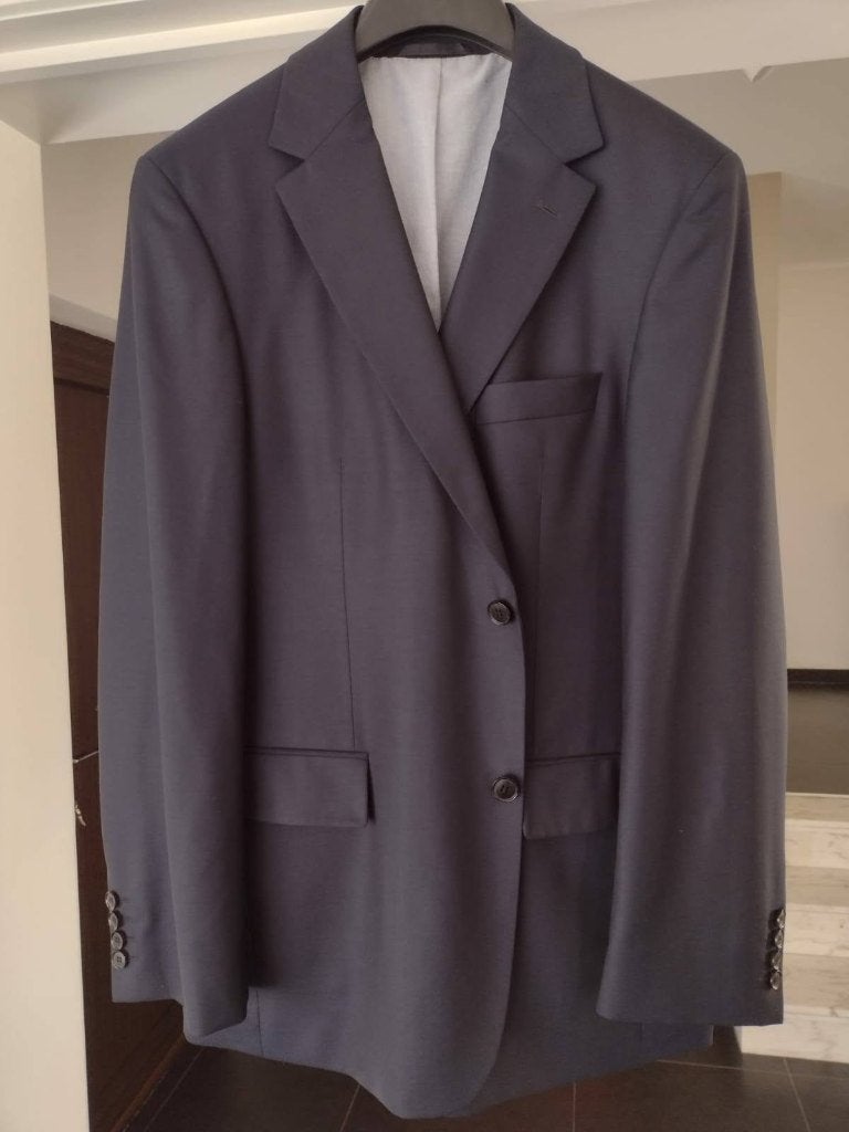 Hugo BOSS exclusieve blazer, 100% scheerwol, 52, Kleding | Heren, Maat 52/54 (L), Blauw, Nieuw, Ophalen of Verzenden