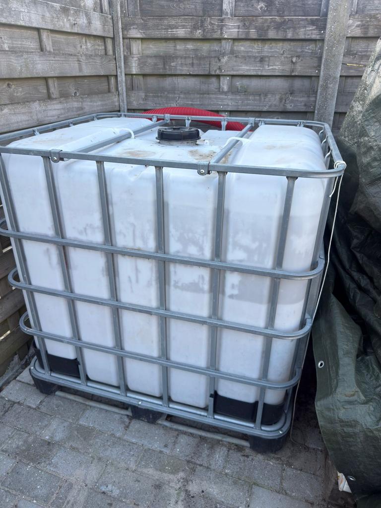 Watertank 1000l, Tuin en Terras, Regentonnen, Ophalen, Gebruikt