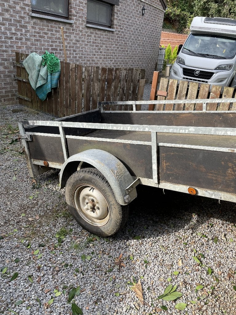 aanhangwagen, Ophalen, Gebruikt