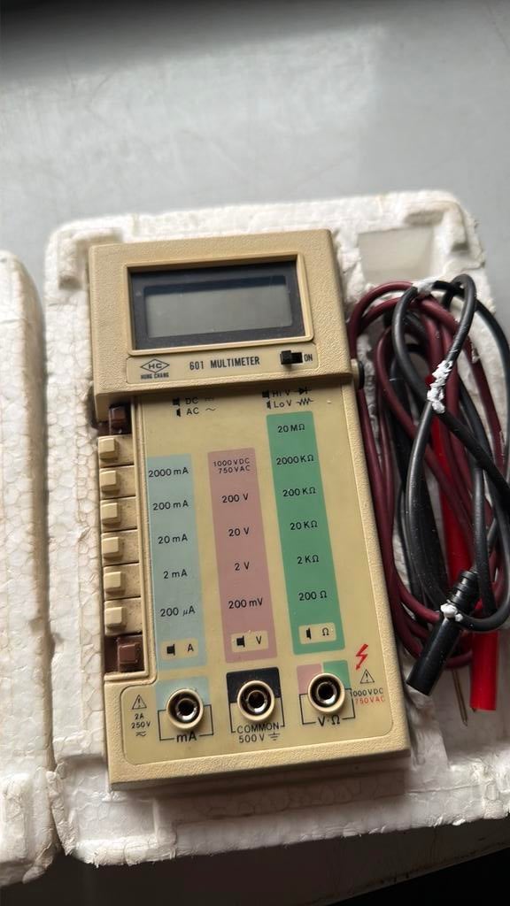 Multimeter Hung Chang 601, Ophalen, Zo goed als nieuw, Multimeter