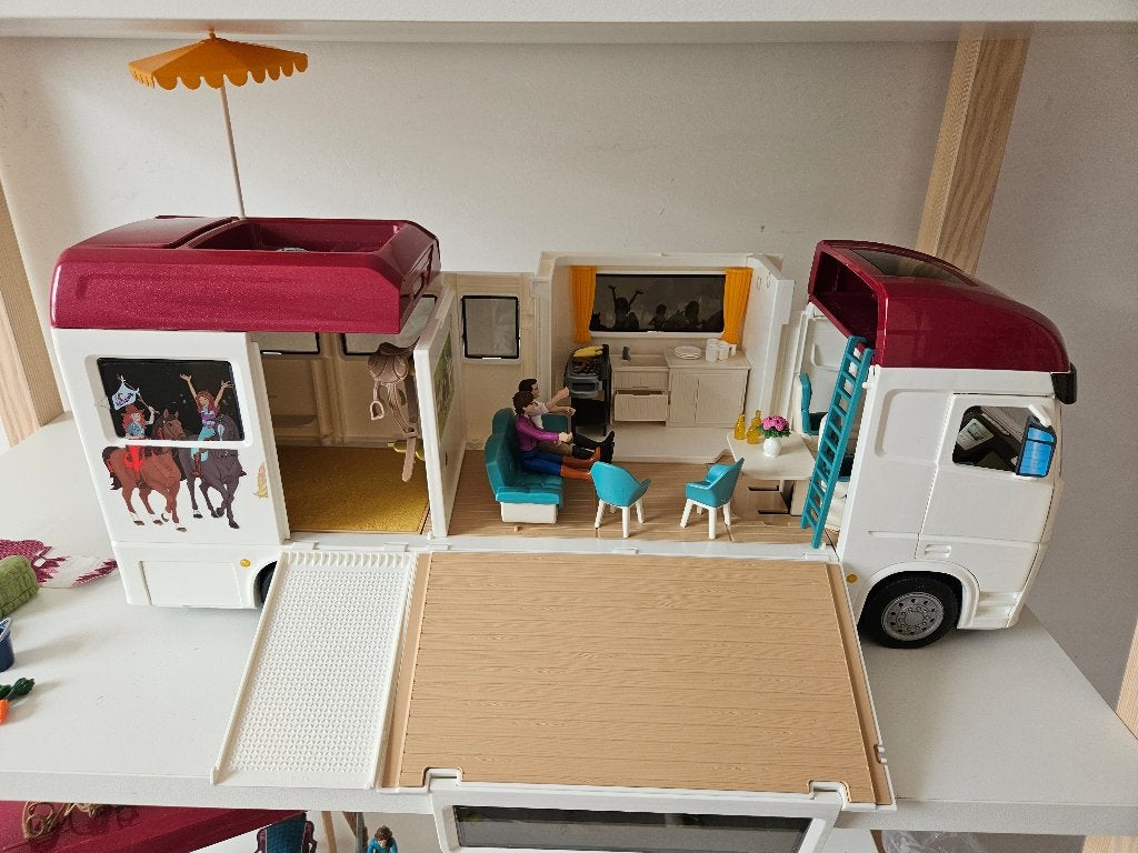 Schleich camper, Verzamelen, Speelgoed, Ophalen, Zo goed als nieuw