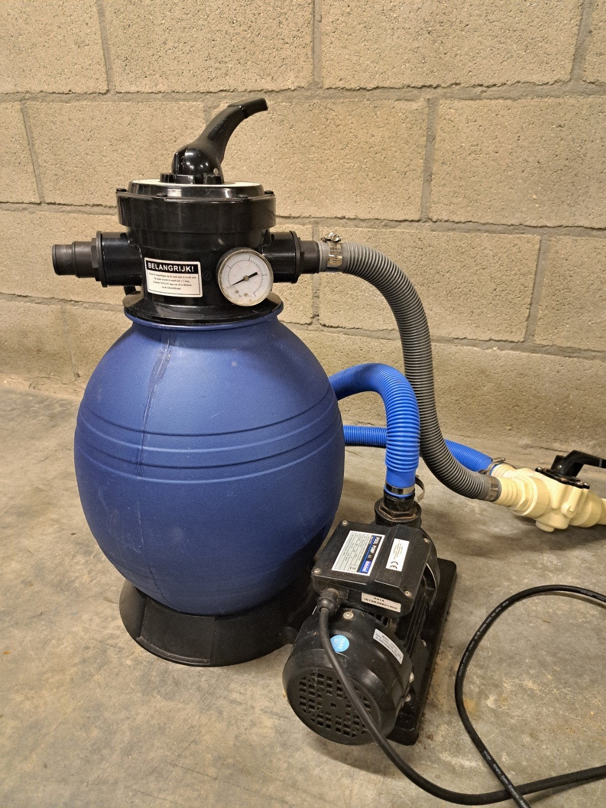 Zwembad pomp met zand of glas filter., Ophalen, Filter