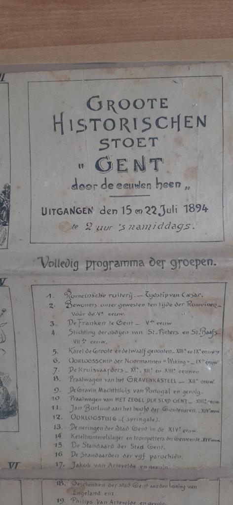 Oude documenten Gent, Antiek en Kunst, Ophalen of Verzenden