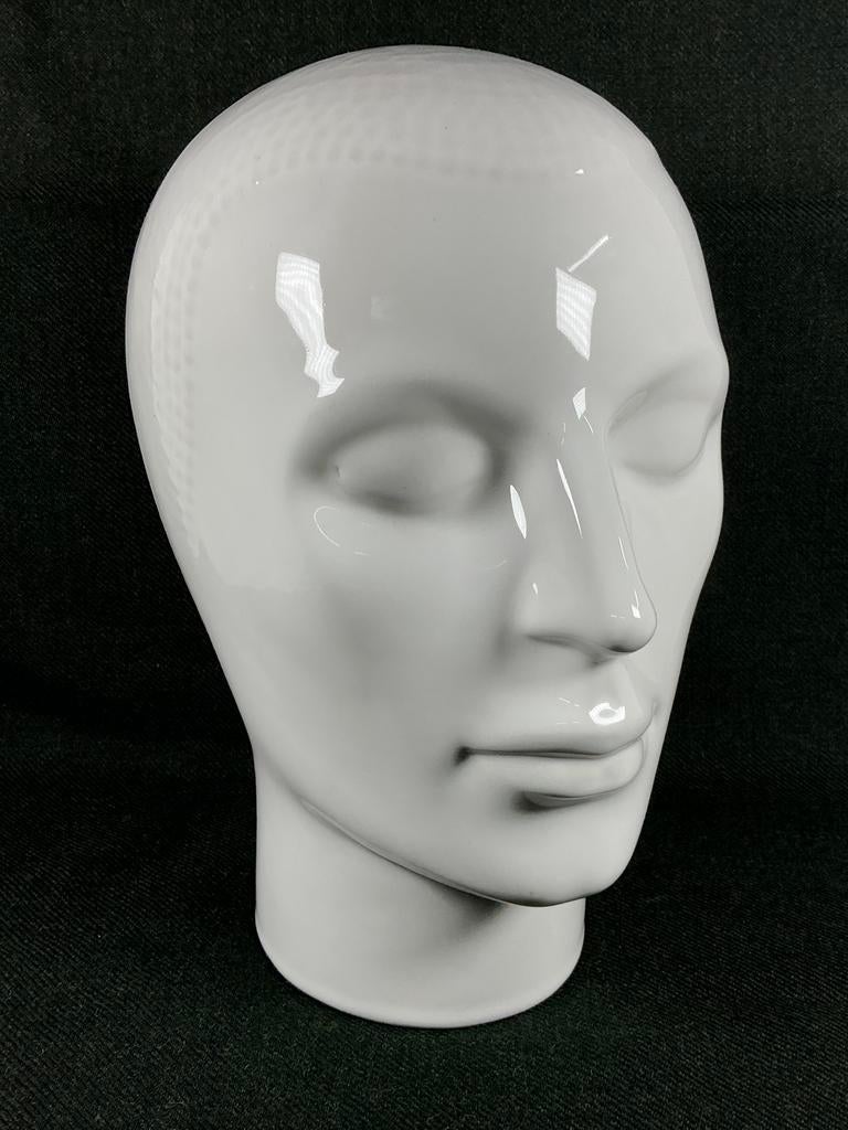 Vintage design keramiek mannequin modelhoofd 70’s, Verzamelen, Retro, Huis en Inrichting, Ophalen of Verzenden
