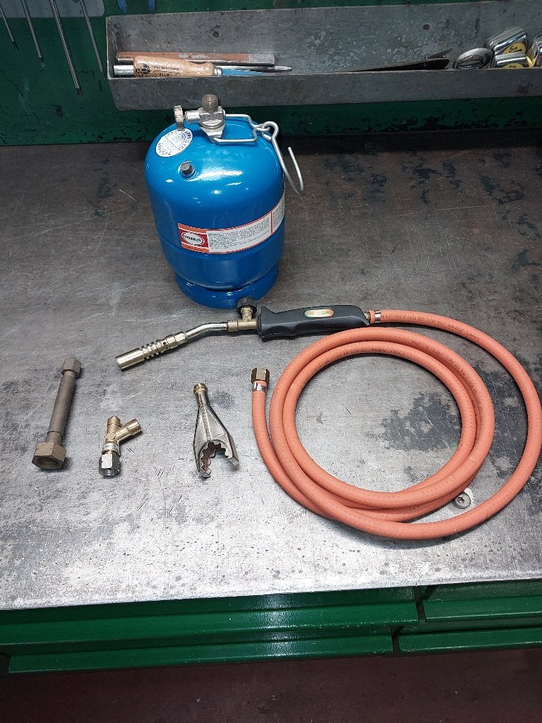 Sievert soldeerset met vulfles, Bricolage & Construction, Enlèvement, Comme neuf