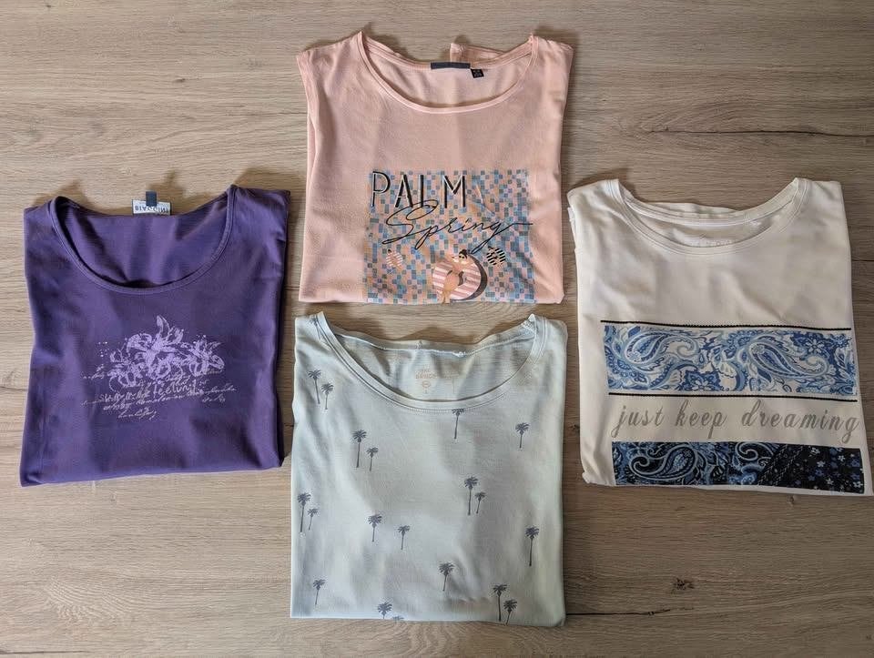 Lot de 3 t-shirts et 1 débardeur taille L, Vêtements | Femmes, T-shirts, Enlèvement, Comme neuf, Taille 42/44 (L)