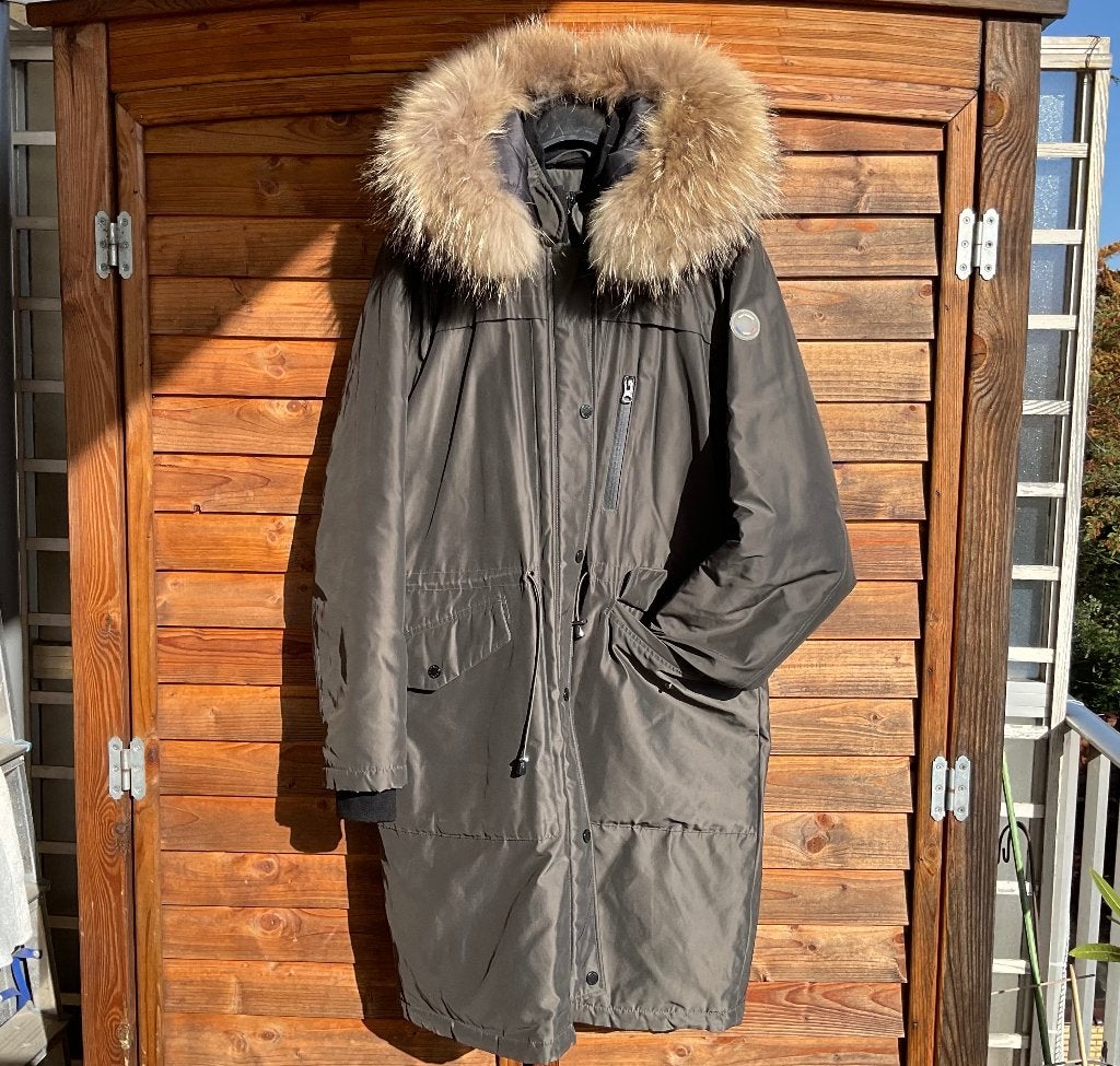 Magnifique manteau Oakwood XL, Oakwood, Porté, Vert, Enlèvement