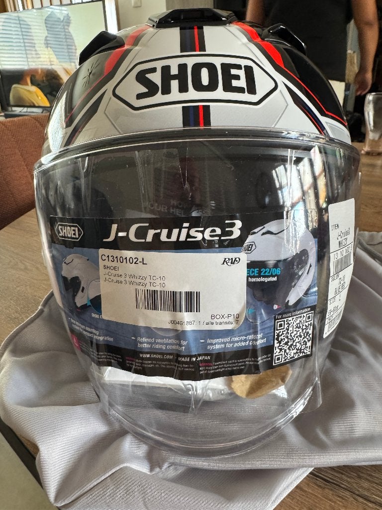 SHOEI J-Cruise 3 Whizzy TC-10 (L), Motos, Femmes, Casque jet, Enlèvement, L