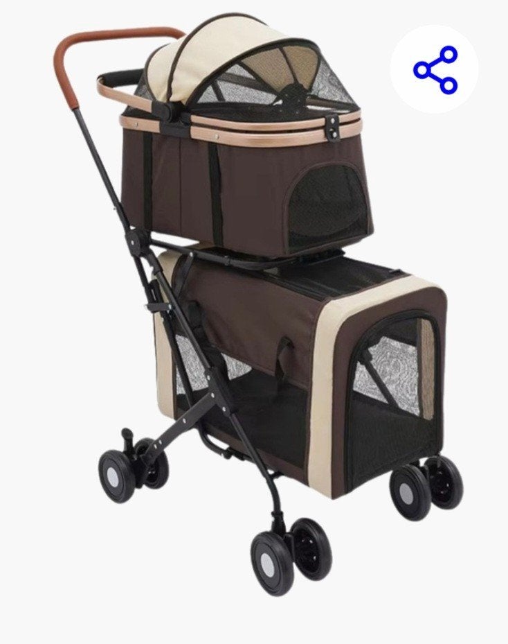 Dubbele hondenbuggy, Ophalen
