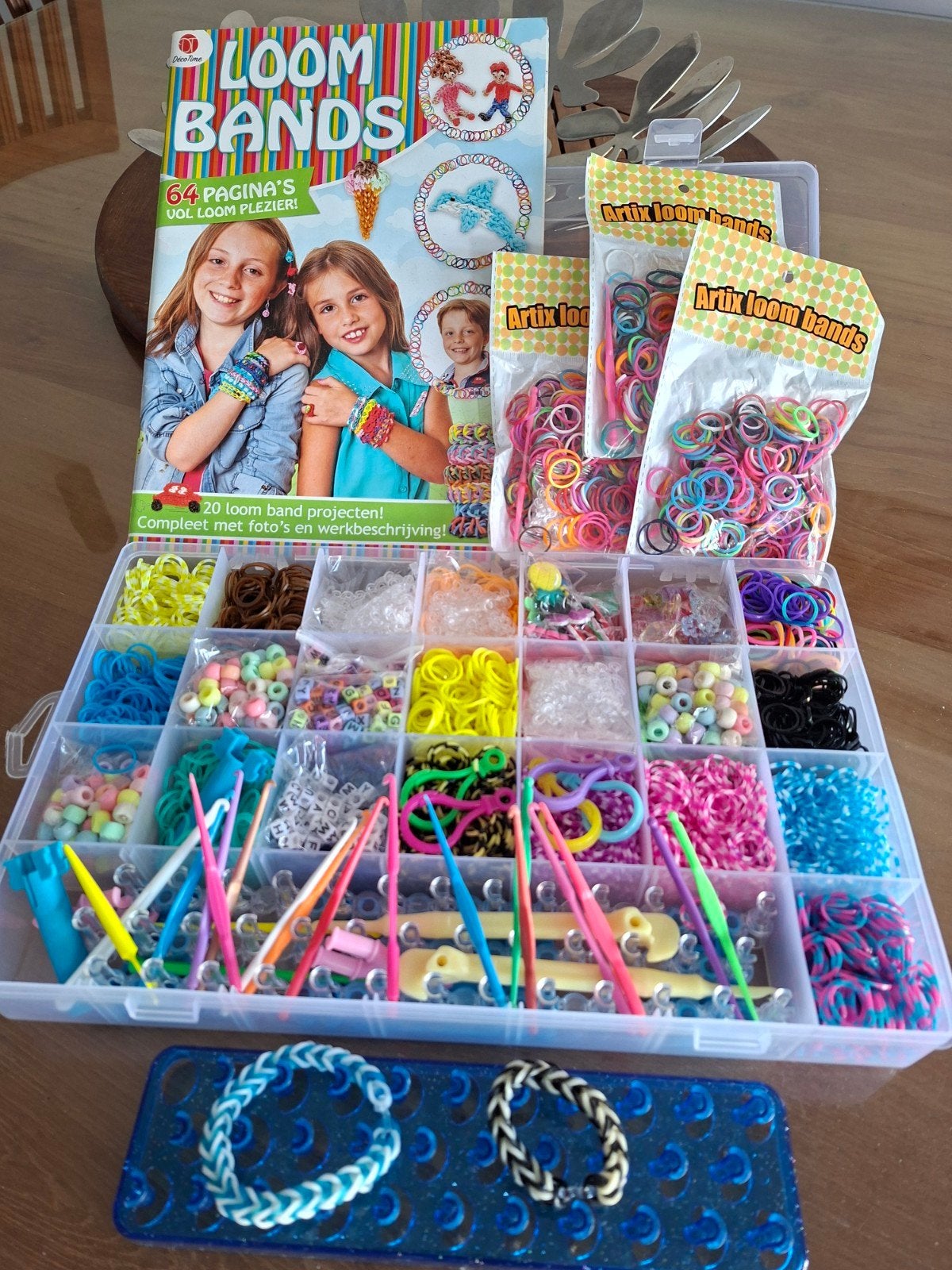 Loom bands, Ophalen