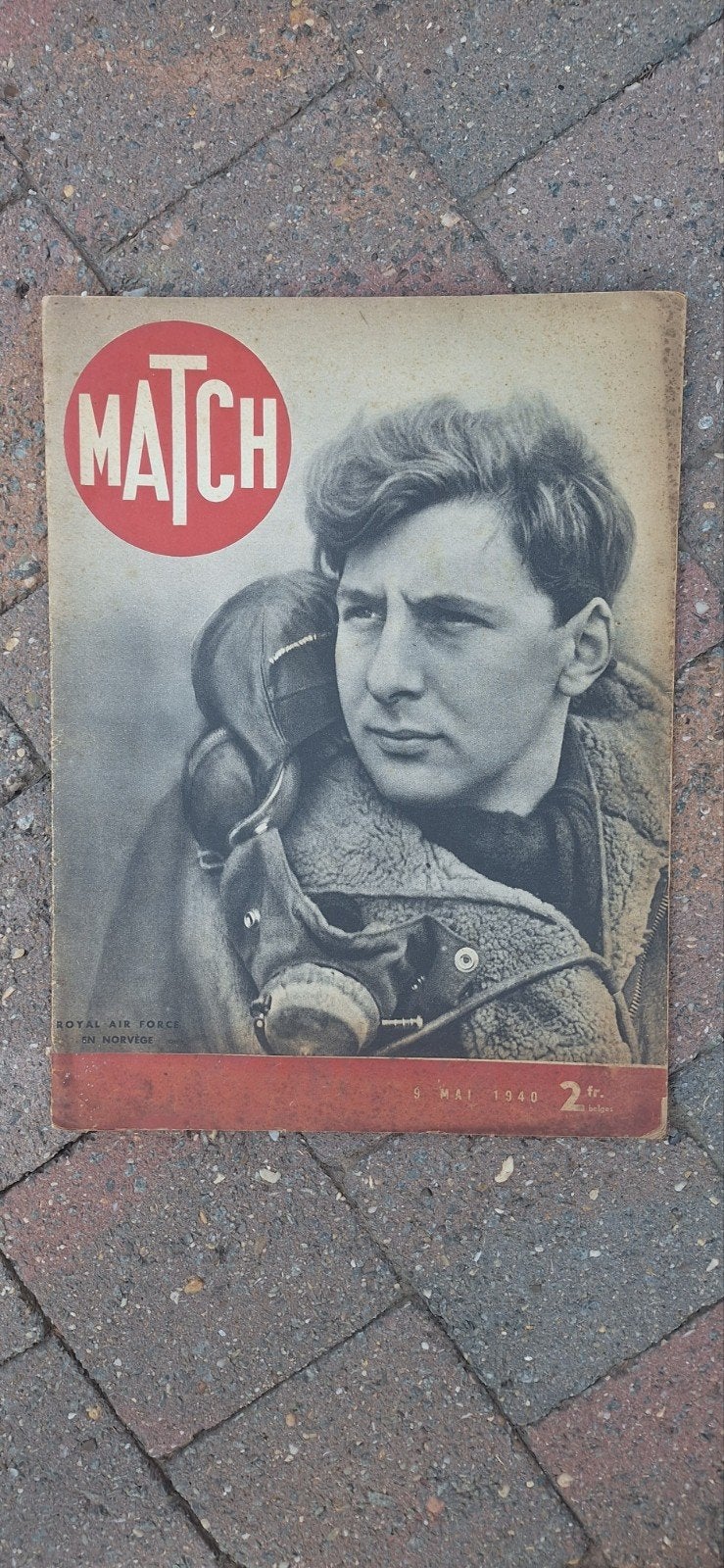 Matchmagazine 9 mei 1940, Ophalen