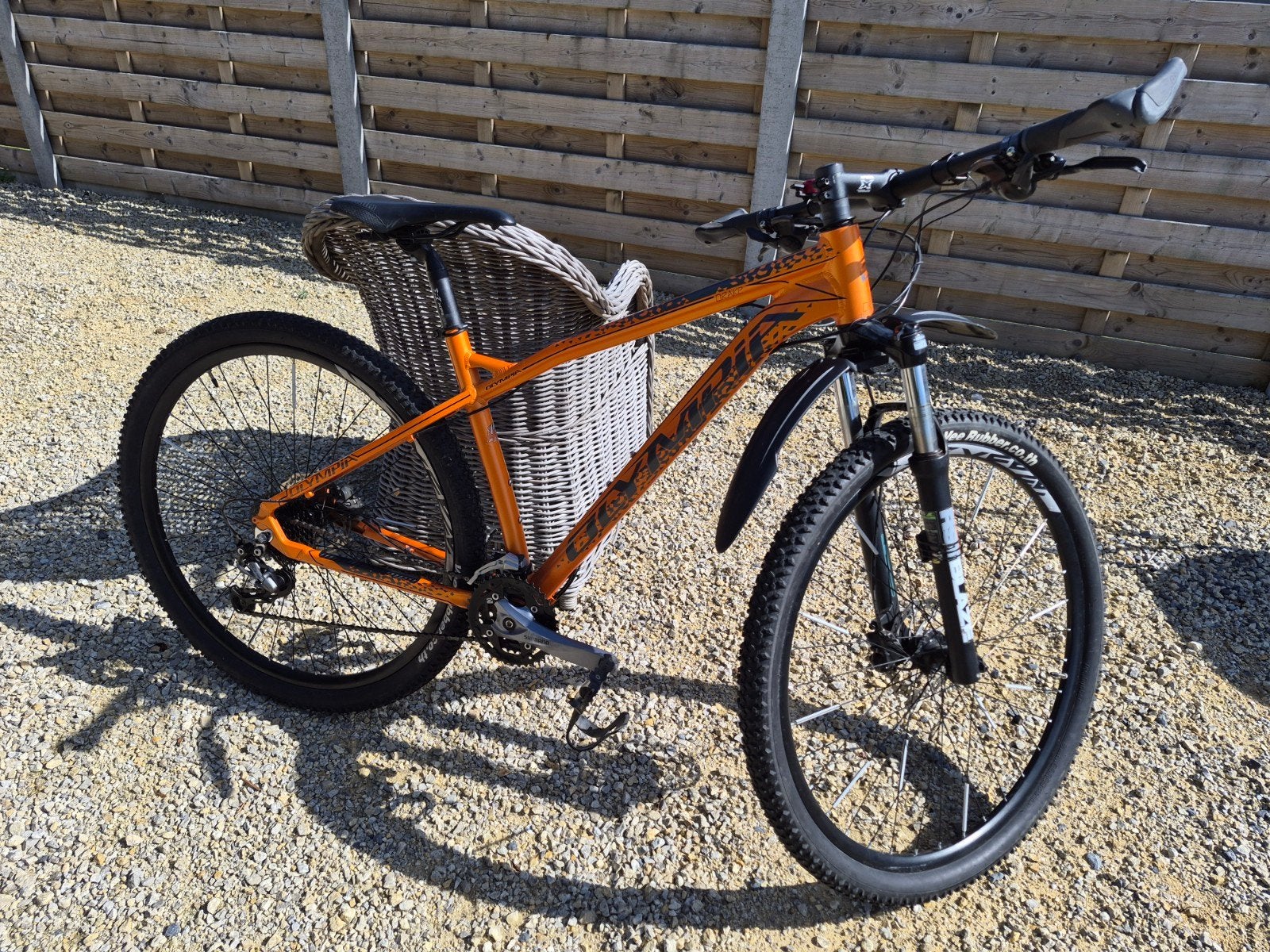 29'er MTB 9 speed Shimano Alivio Orange, Gebruikt, Hardtail, Heren, 45 tot 49 cm