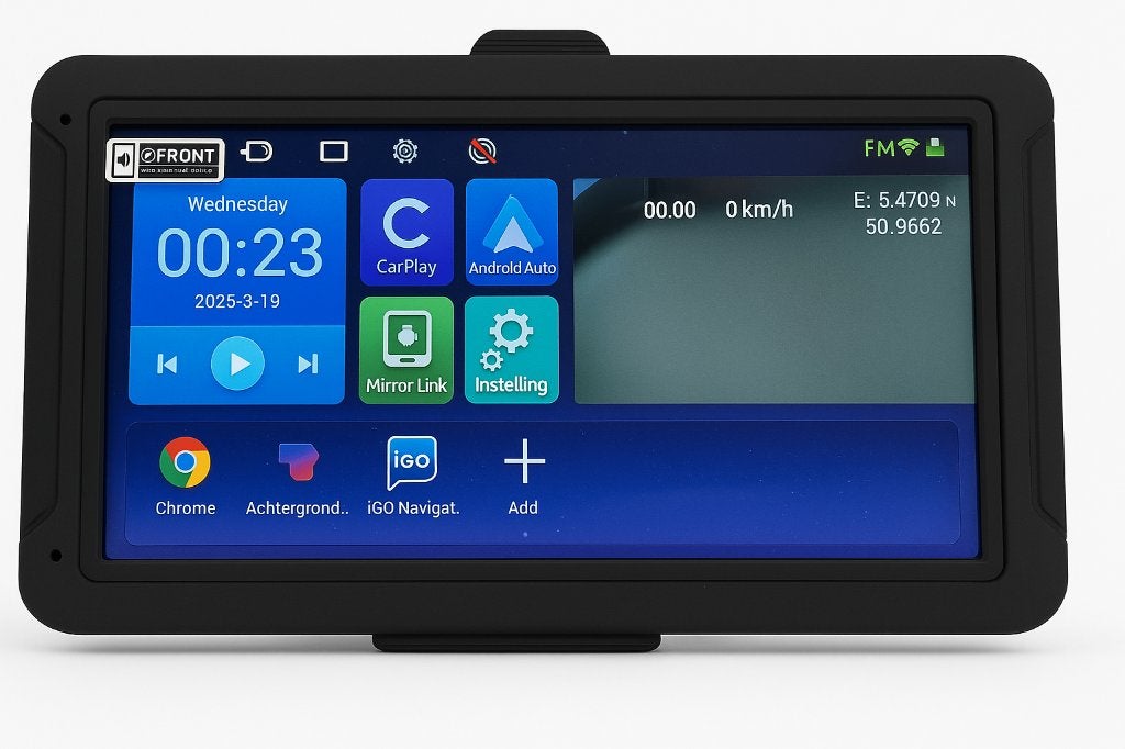 7' Android Auto-Apple Carplay Camper, Truck GPS Tablet-TMC, Info@drktech.be, Oosterwennel 35 Genk, Nieuw, Ophalen of Verzenden