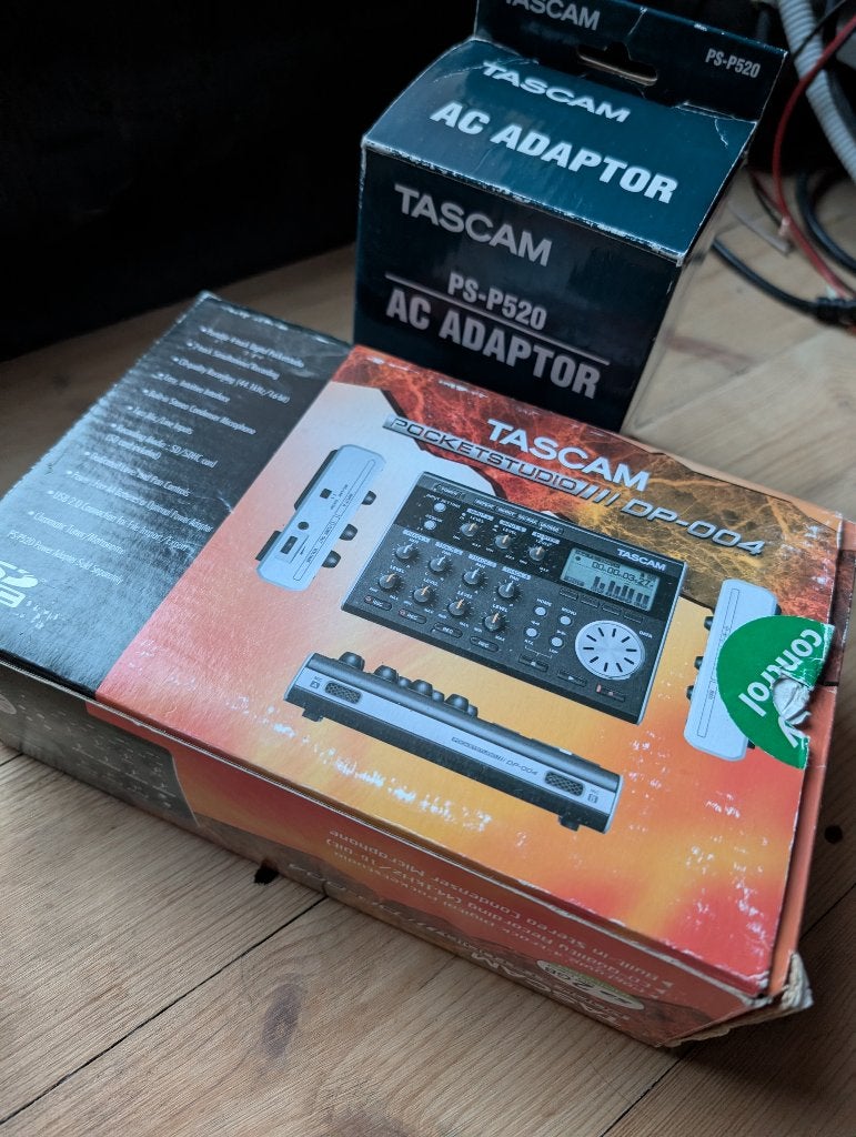 Tascam dp-004 + adapter, Audio, Tv en Foto, Ophalen of Verzenden, Gebruikt, Audio