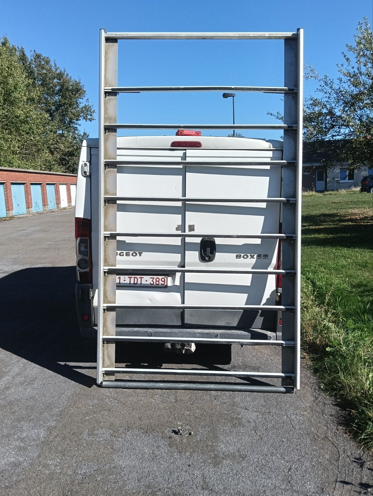 galerie de toit camionette, Enlèvement
