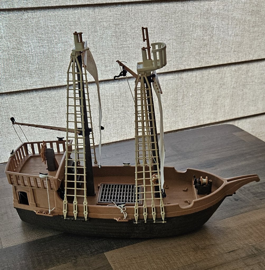 Playmobil 3550 – Grand bateau pirate 1978 – incomplet, Pirates, Bateau, Enlèvement, Utilisé