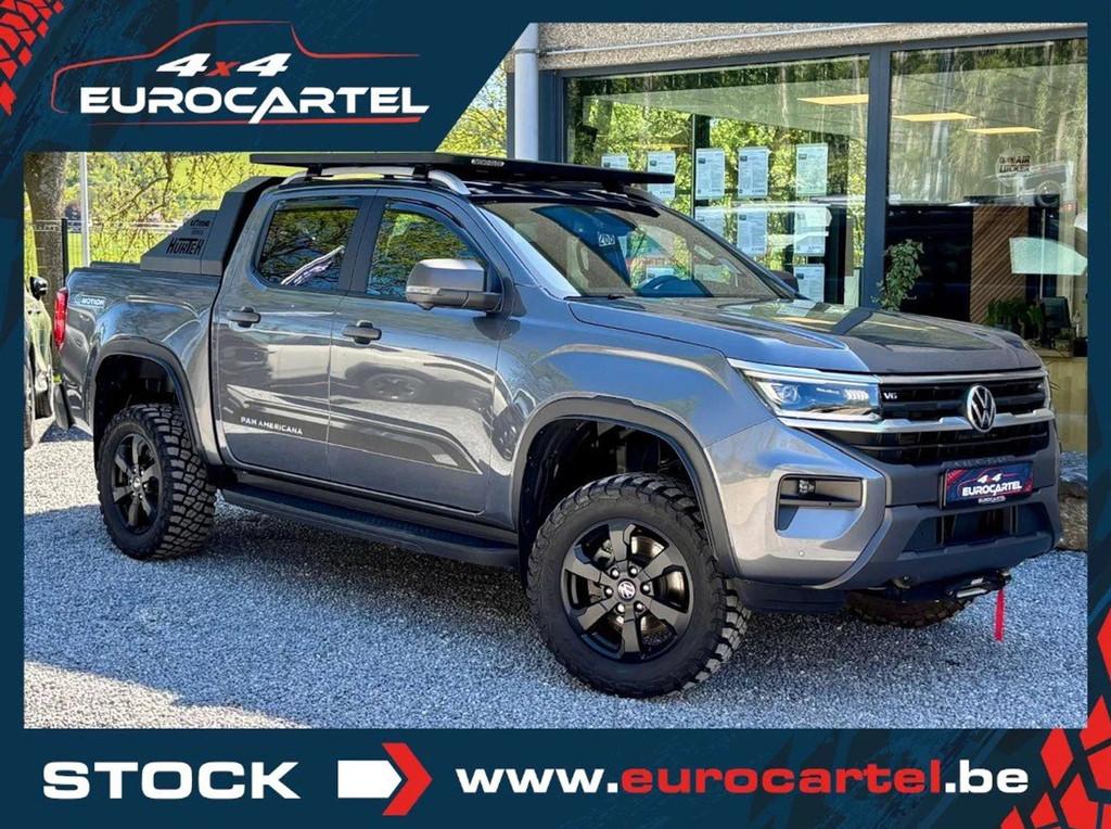 Volkswagen Amarok 3.0 V6 TDi 240 CV | PANAMERICANA | VOLET |, Auto's, Automaat, 4 deurs, Zwart, Leder