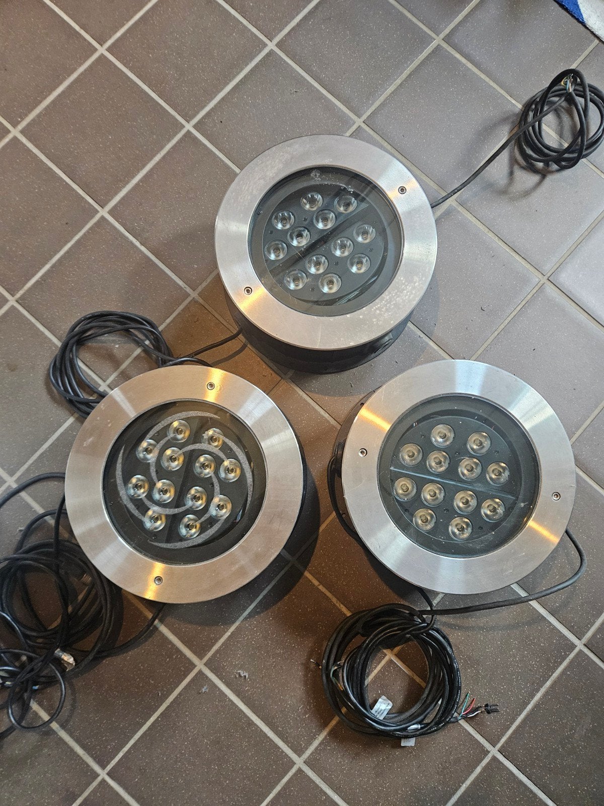 3 Grondspots Artecta porto ground 12 RGD ( LED )., Ophalen, Aluminium, Spots, Led